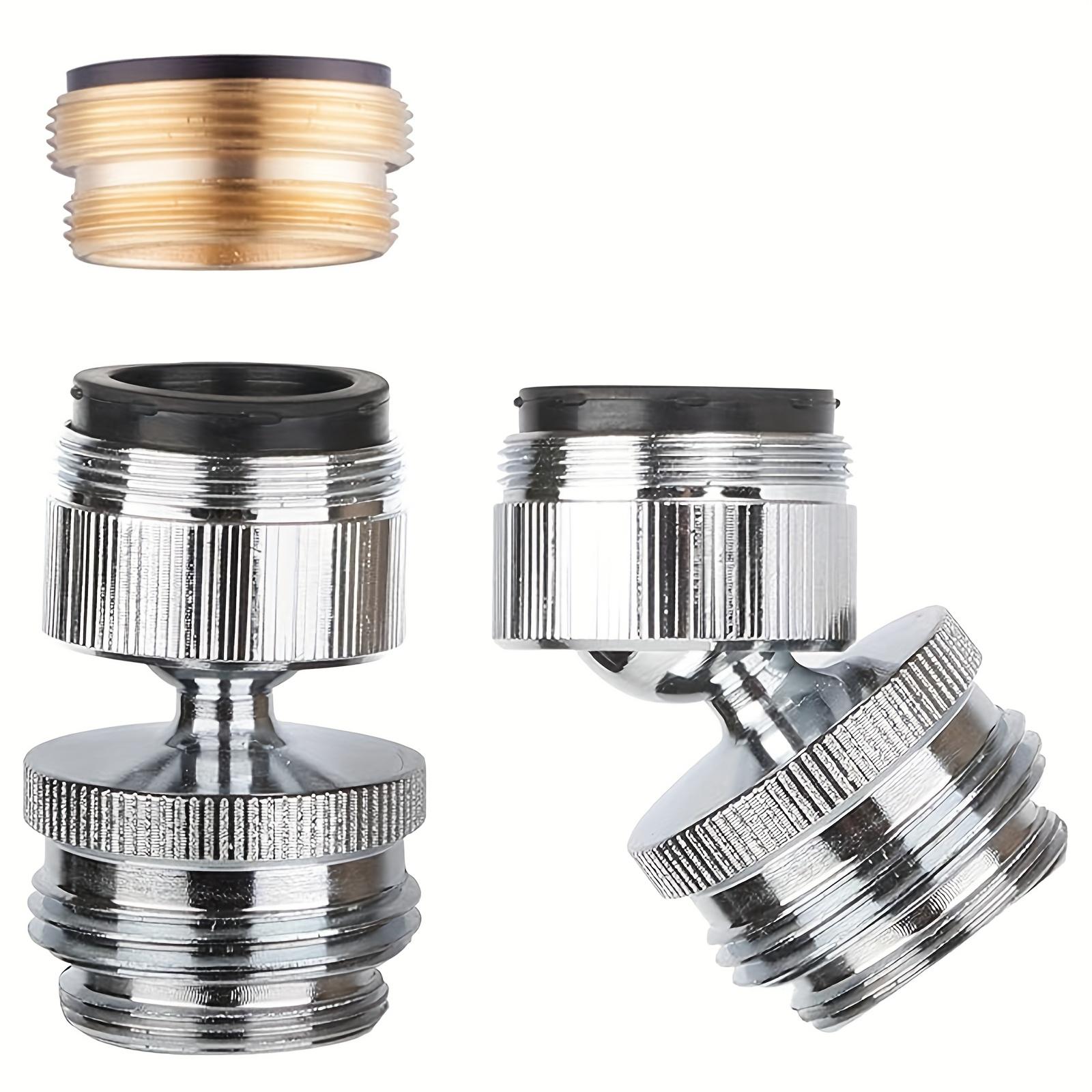 Premium Stainless Steel Garden Hose Quick Connector 3/4 Inch GHT Fittings Kit with Brass Couplers for Secure Leak Free Connection