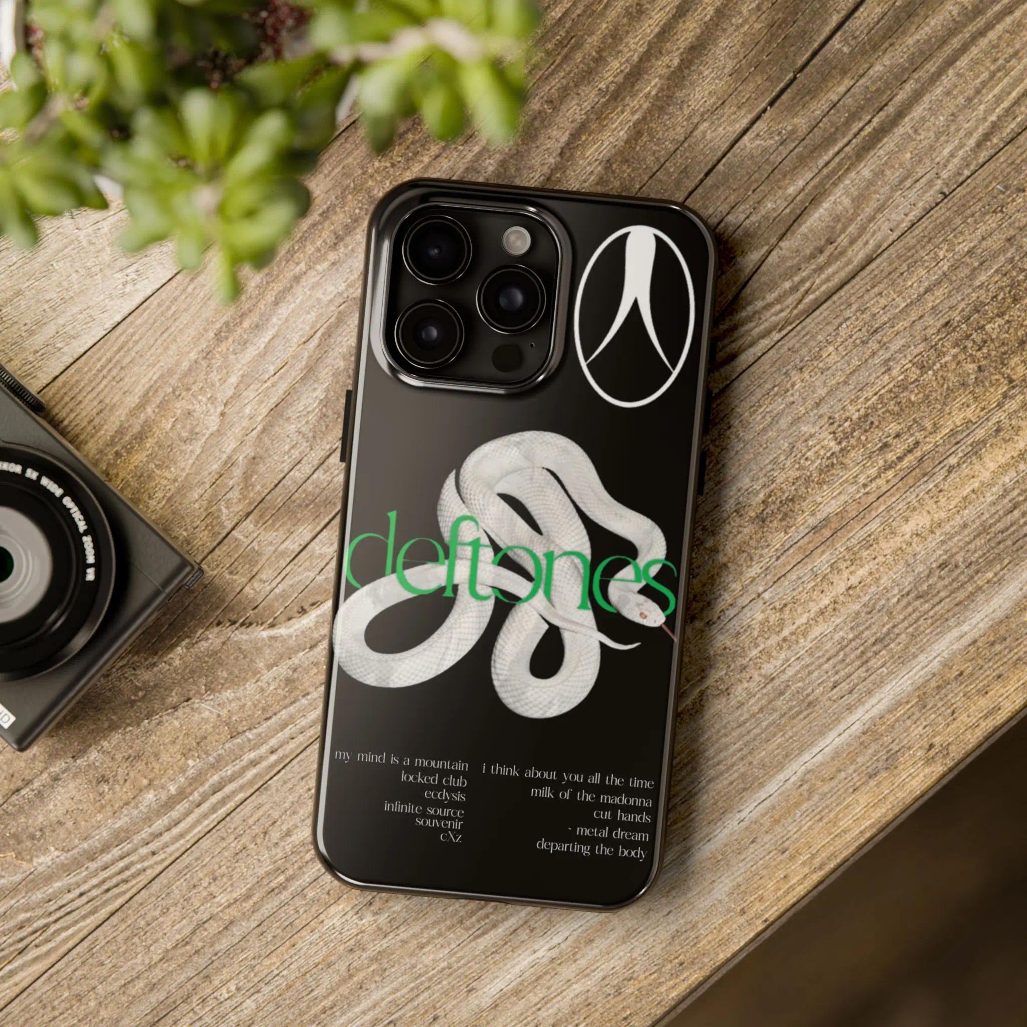 Ver.2 Deftones — Snake-Pattern Music Series Phone Case | Compatible with iPhone 17, 16, 15, 14, 13