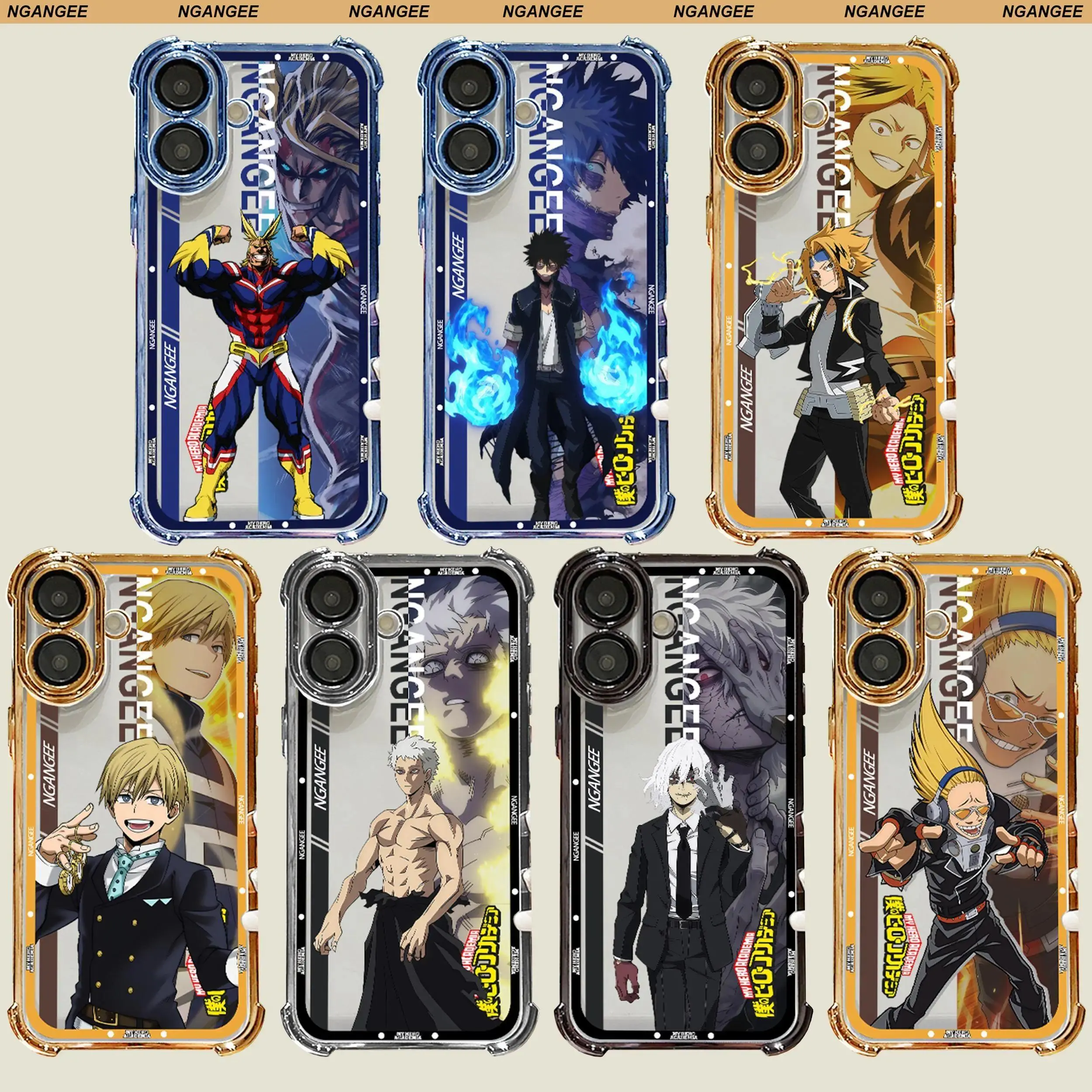 My Hero Phone Case MHA Anime Phone Case for Samsung And iPhon fit for iPhone 17,16,15,14,13,12,11,Pro,Max,Plus Phone Cover