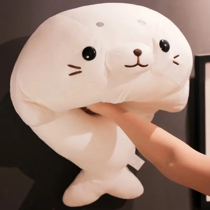 50/60CM Kawaii Soft Seal Filled Marine Animal Plush Toy Doll Pillow Cute Sea Lion Doll Birthday Gifts For Boys And Girls