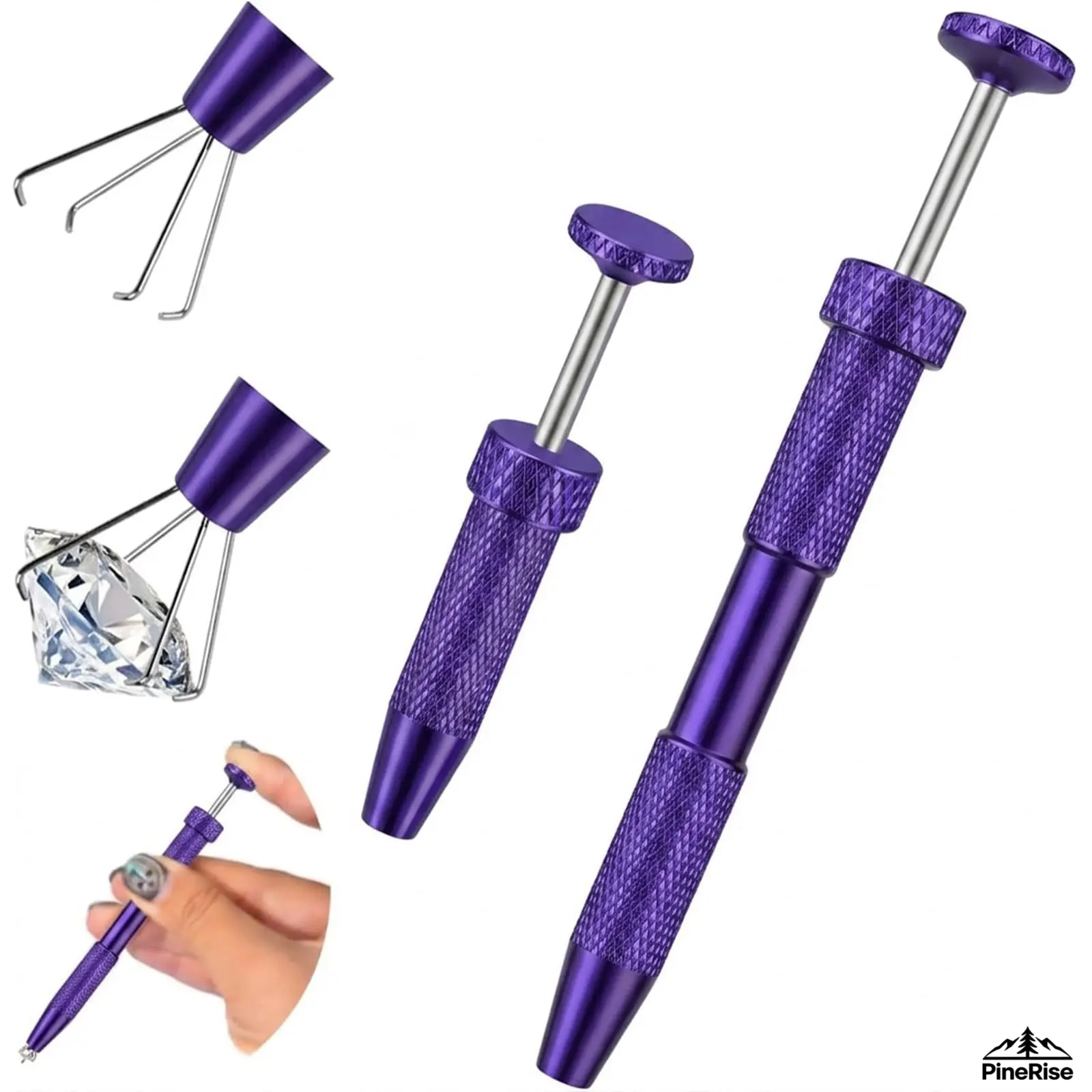 Indoor Recreation Piercing Tool Kit - Internal-External Thread Guide Pin, Insert Traction Needle, Piercing Gripper Helper for Jewelry Changing & Daily Accessory Styling