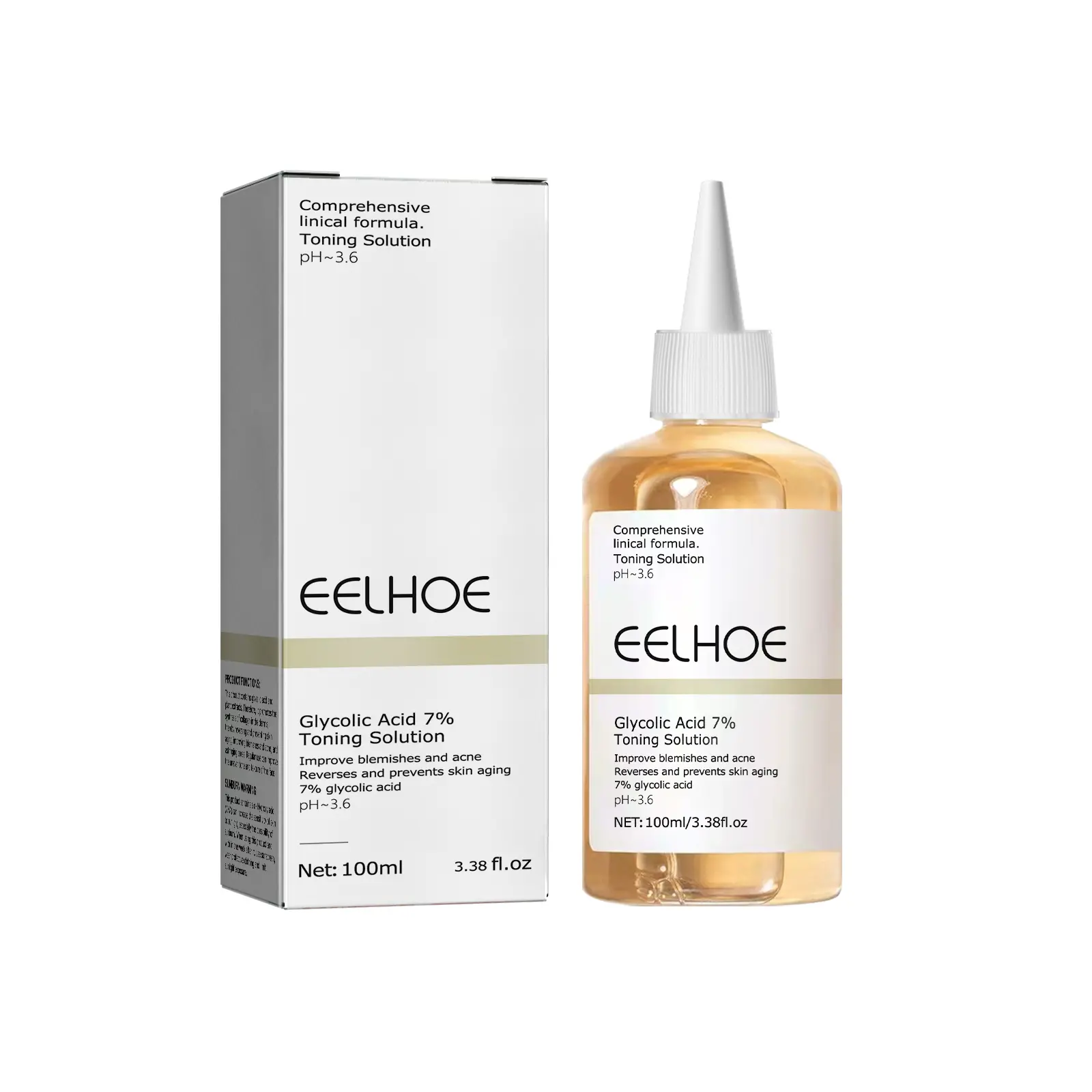 EELHOE Glycolic Acid Toner -, Moisturizing, Refreshing, Gentle, Hydrating Toner