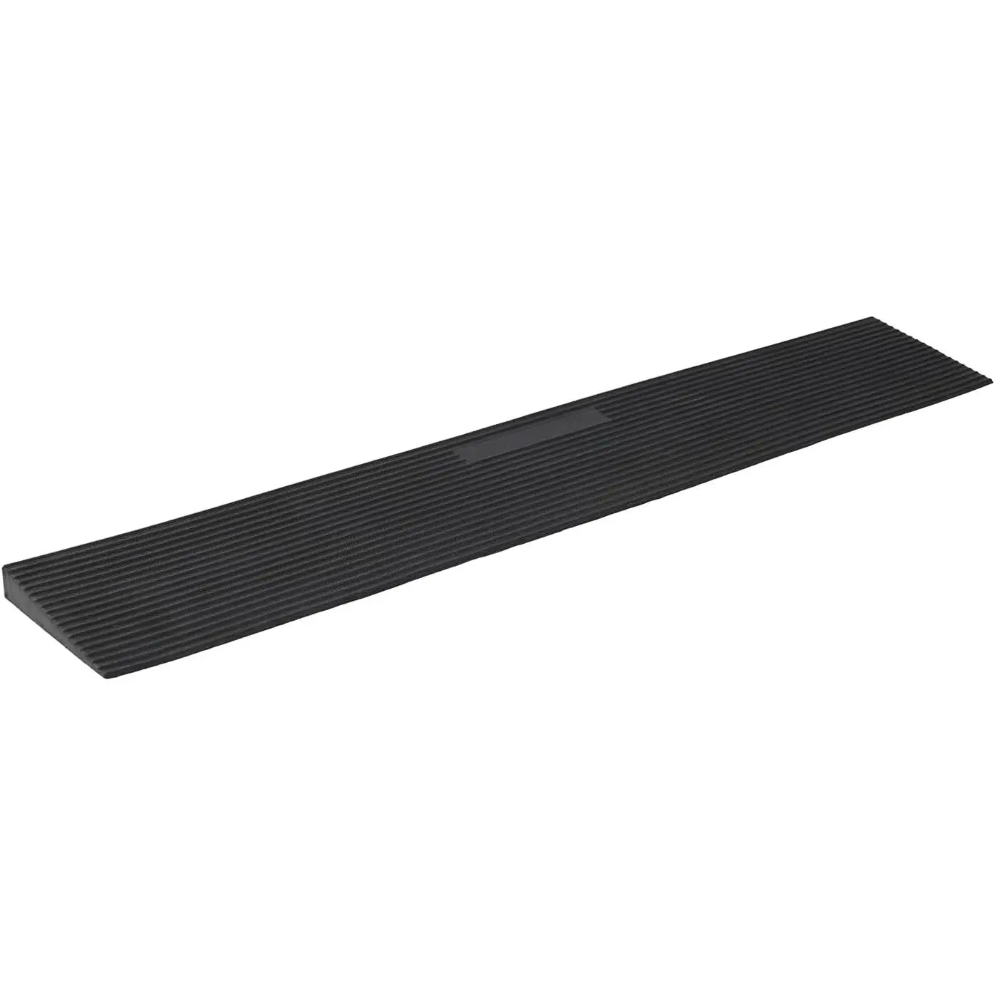 35.5" L x 5.3" W x 1" H Rise Rubber Threshold Curb Ramp for Wheelchair Doorway Sidewalks | Rubber Power Wheelchair Ramp is Cuttable for Sweeper, Power Scooters, Bathroom,4409lbs Load Capacity,35.5" L x 5.3" W x 1" H