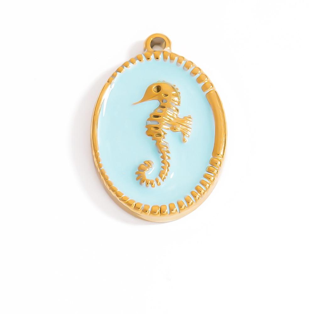 Titanium steel DIY jewelry accessories, stainless steel necklaces, bracelets, pendants, 18K gold pendants, accessories, and ornaments