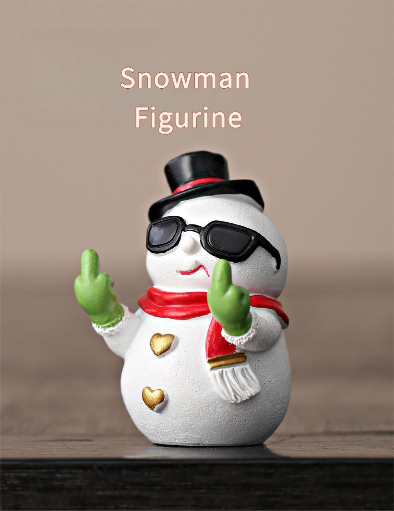 Creative Santa Claus & Snowman Crafts, Ornaments, Premium Minimalist Home & Desktop Decor, Ideal Christmas Gifts