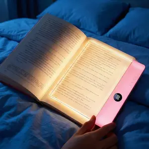 Portable LED Clip-On Reading Light, USB Rechargeable, Dimmable Brightness, Eye Protection, Ideal for Night Reading, Students & Bedroom Essentials
