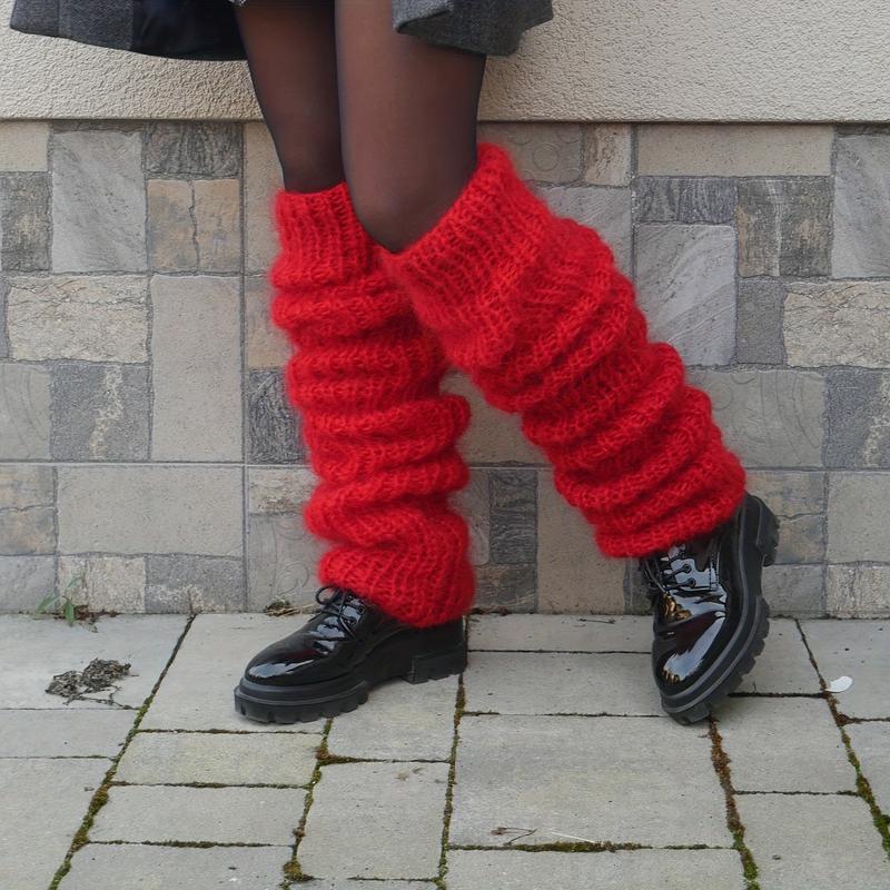 Extra Thick Long Tube Slouch Socks for Women Fashion Casual Y2K Knitted Slouch Socks