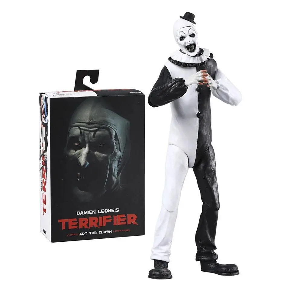 NECA Art The Clown Terrifier Ultimate 7" Scale Action Figure Doll, Articulating Collectibles Figurine, 2026 Hot Toy for Hobbyists