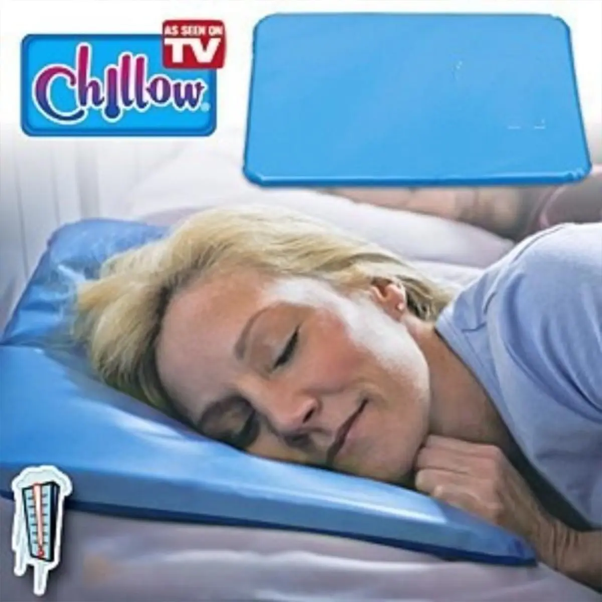 Ice Pillow Summer Cooling Water Bag, Nap Sleep Ice Mat, Cool Seat Cushion, Ice Pack, Refreshing Comfort for Hot Days