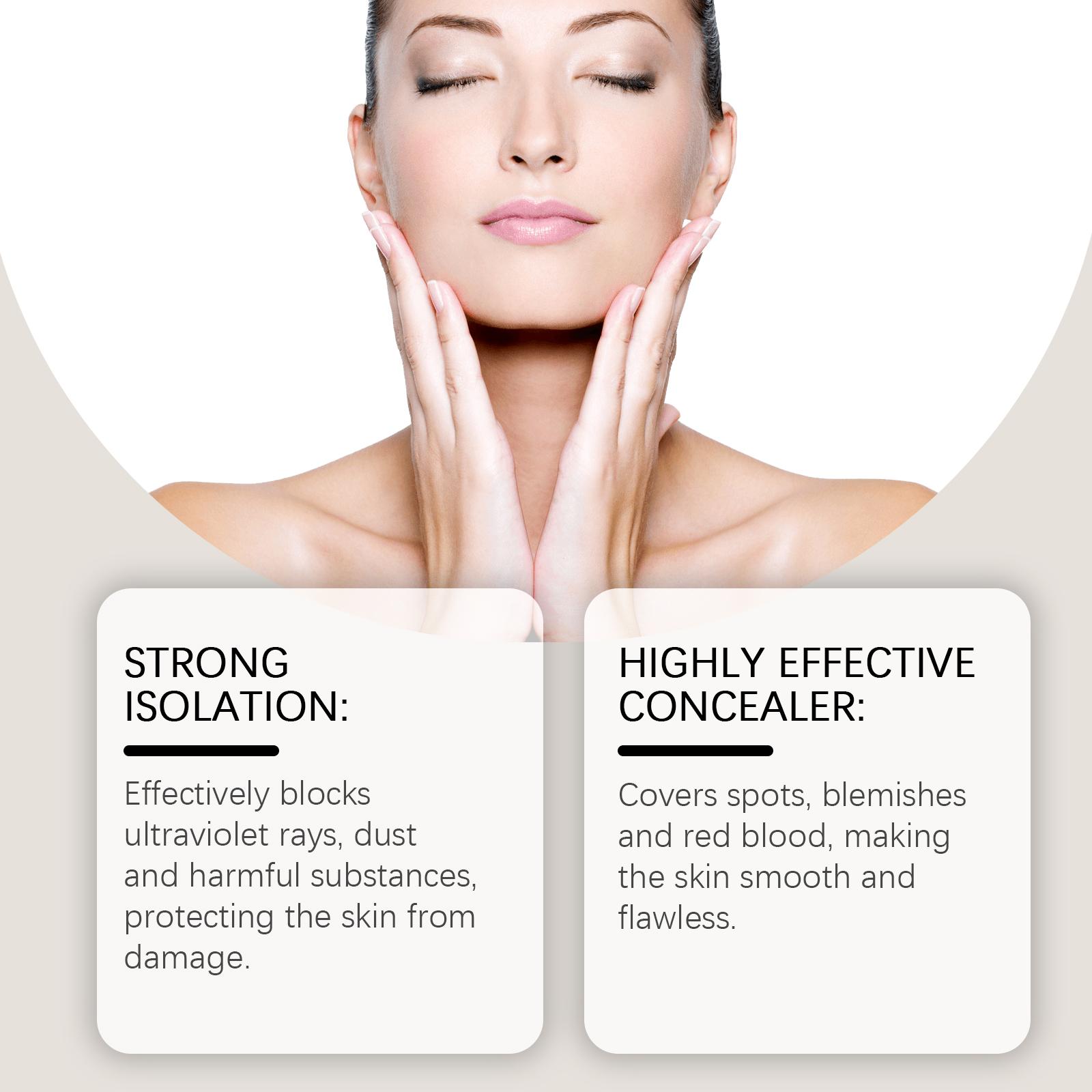 ZEPHOCO 3-Color Sunscreen, Tone-Up Brightening + Sun Protection, Aloe Soothing & Hyaluronic Acid Hydration, Lightweight Non-Greasy Fast Absorbing, Even Skin Tone for All Skin Types Correcting Primer