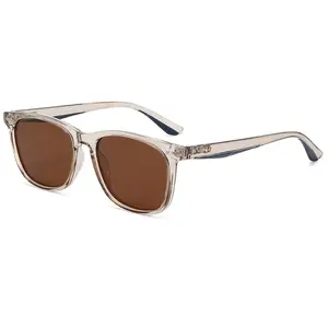 Ultra-Light TR90 Polarized Sunglasses - Oversized Retro Square Frame, UV400 HD Anti-Glare for Driving & Outdoor