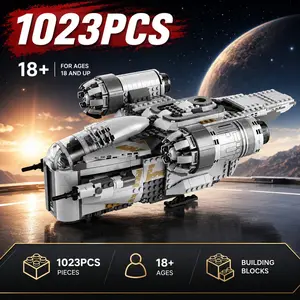 1023 PCS Starship Assembly Block Model, 18+ Adult Collectible, Desktop Decoration