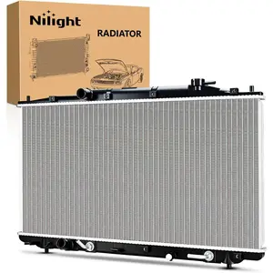 Nilight Radiator for Honda Accord 2008 2009 2010 2011 2012, Crosstour 2012 2013 2014 2015 2.4L L4, Engine Coolant Radiator Assembly Replace# 19010R70A51
