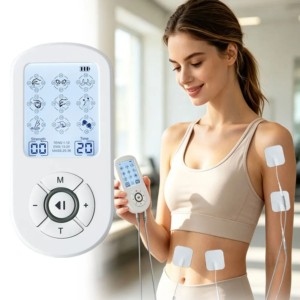 Portable  Electric EMS Muscle Stimulator, 36 Modes & 30 Intensity Levels,Suitable for Post-workout Muscle Relaxation Massager,Rechargeable TENS Unit Relieve Body Pain,Pulse Acupuncture Device