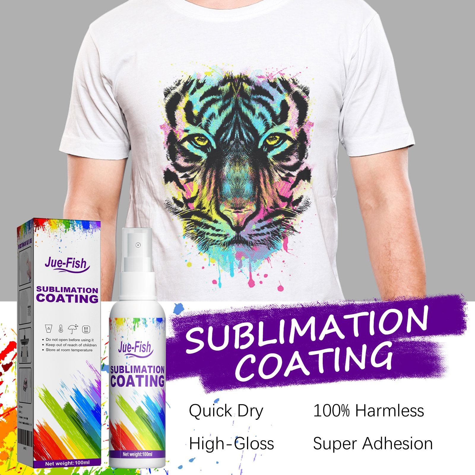 Sublimation Coating Spray Clothing Heat Transfer Printing Thermal Transfer Wear-Resistant Stain-Proof Multi-Purpose Good Adhesion home essentialsbedroom decor