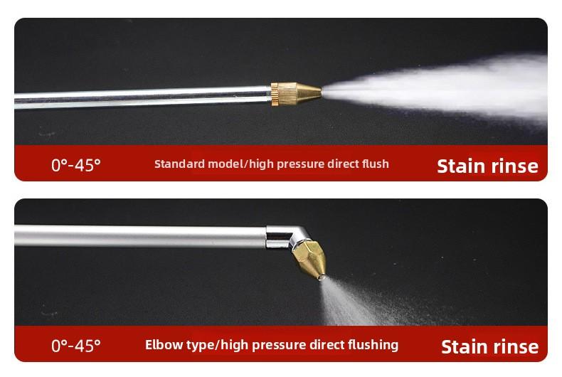 Flush Warrior Pneumatic Cleaning Gun High Pressure Water & Air Dual-use with Hose for Industrial Dust Blowing Applications