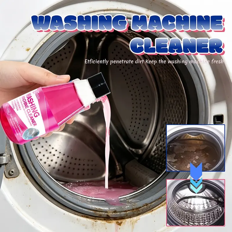 Washing Machine Tub Cleaner, Powerful Penetration, Removes Stubborn Dirt, Grime, Buildup and Odors, Safe for Machines and Hands, Multi-Purpose Household Cleaning Agent