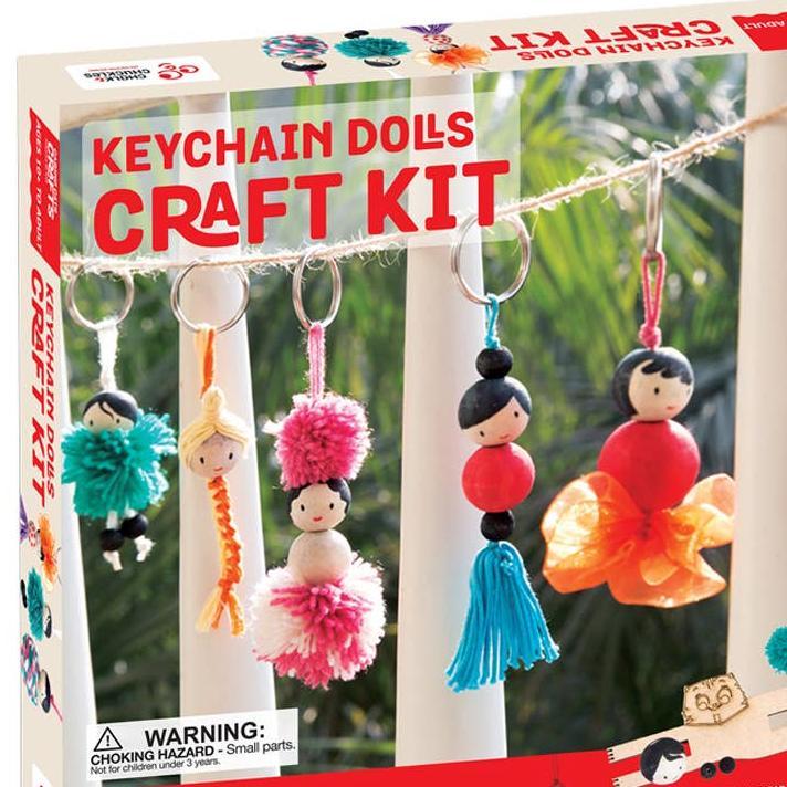 Keychain Dolls Craft Kit Unique DIY Activity Set