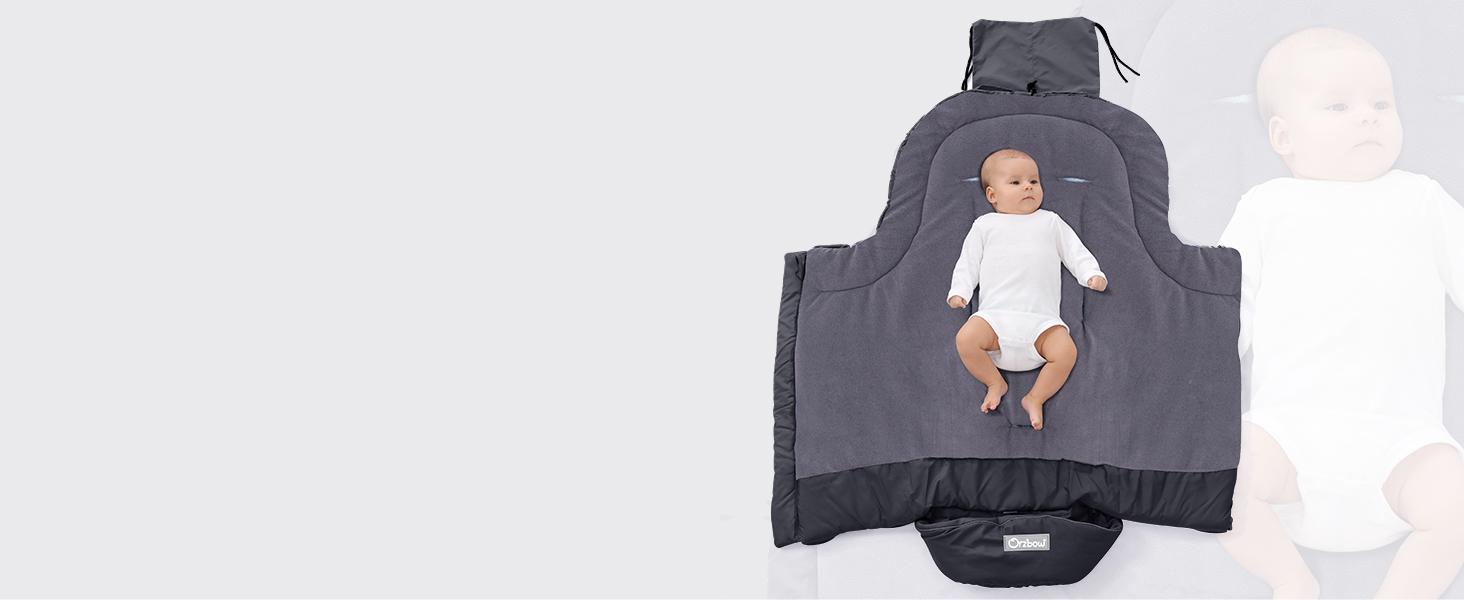 Universal Footmuff for Stroller, Winter Warm Baby Stroller Bunting Bag, Waterproof Windproof Warm Polar Fleece Lined for Toddler Stroller Sleeping Bag, Black