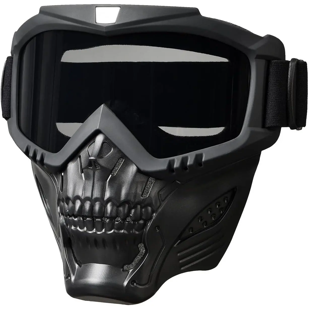 Paintball Mask Anti Fog,Tactical Full Face Mask Ski Mask Goggles Detachable Adjustable,Motorcycle Riding Face Protection