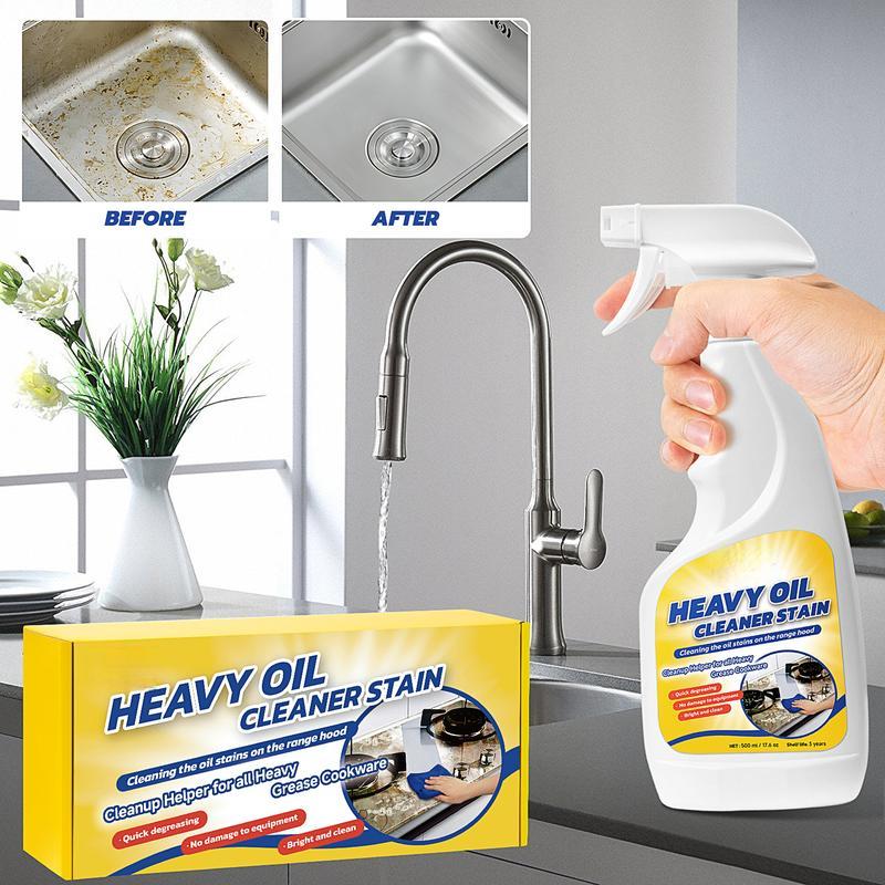Multi-Purpose Cleaner- Effective Multi-Purpose Cleaner with Spray Nozzle Spray & Towel for Kitchen, Household, Oven, Stove, Range Hood, Sink gi hen heavy oilcleanser stain heavy oil cleaner