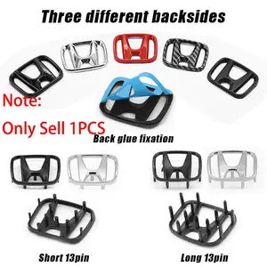 1Pcs ABS 50mm 49mm 52mm For Honda Accord Odyssey Jade CRV Fit CRZ Jazz City Civic HRV 8th Pilot Legend Vezel NSX Inspire Car Interior Steering Wheel Center Emblem Badge Logo Cover Sticker/Replacement Modification Auto Accessories