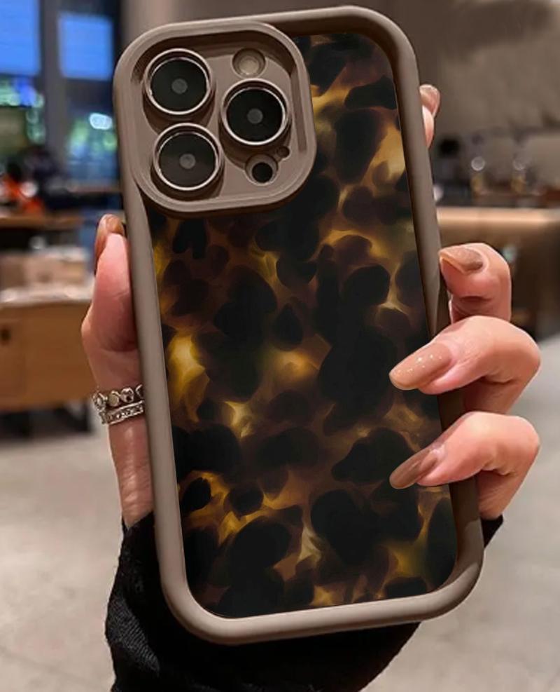 Premium Phone Case - Timeless tortoise shell pattern for authentic texture, Military-grade drop protection, soft silicone, ideal gift for classic lovers. Compatible with iPhone X/11/12/13/14/15/16/17 Pro Max/Plus/Air & Samsung Galaxy.
