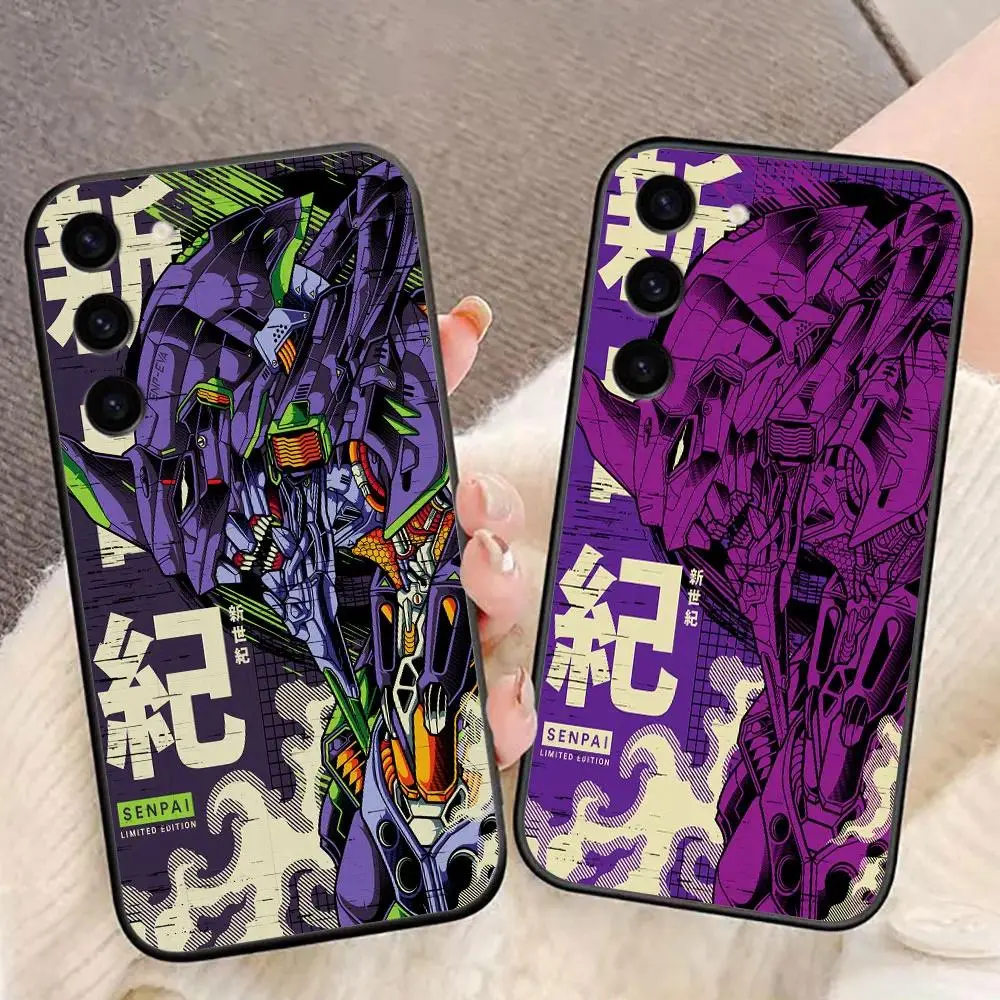 Neon Genesis Evangelion 01 02 Phone Case for IPhone 17 16 15 14 13 12 11 Pro Max Plus 17Air And Samsung S26 S25 S24 S23 S22 S21 FE Plus Ultra Soft TPU Back Cover Protection Shockproof