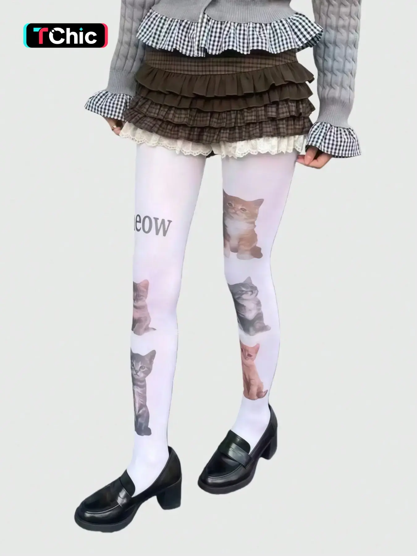 Women's Solid Color Cute Catsuit Stockings, Elastic Slim Fit Design, Soft Fabric, All Season Comfort, Perfect for Festivals & Parties