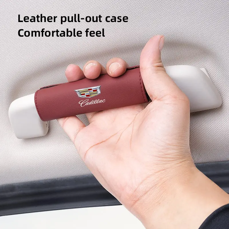 Car Interior Handle Protection Cover Roof Pull Gloves For Cadillac Escalade CTS ATS XTS CT4 CT5 XT5 XT4 XT6 CT6 Lyriq SRX ELR Celestiq EXT XLR