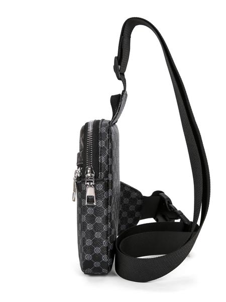 Men's Casual Solid Color Zipper Belt Bag, Fashionable Lightweight Chest Bag for Daily Commuting, Portable Sling Bag for Men, Zipper Fanny Pack