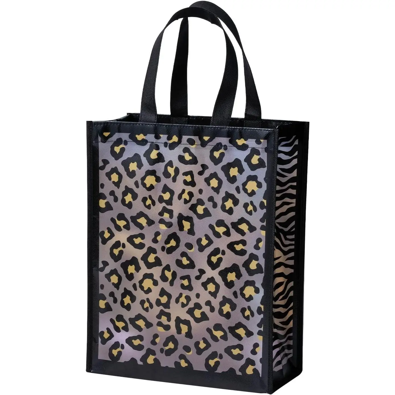 Large  Birthday  Bag with Handles - 10 x 5 x 13 inch - Floral Happy Birthday