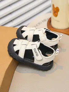 Baby Sandals, Kids Shoes, Cute and Adorable Style, Breathable Mesh Upper, Anti-Collision Toe Guard, Magic Tape Closure, Non-Slip Rubber Sole
