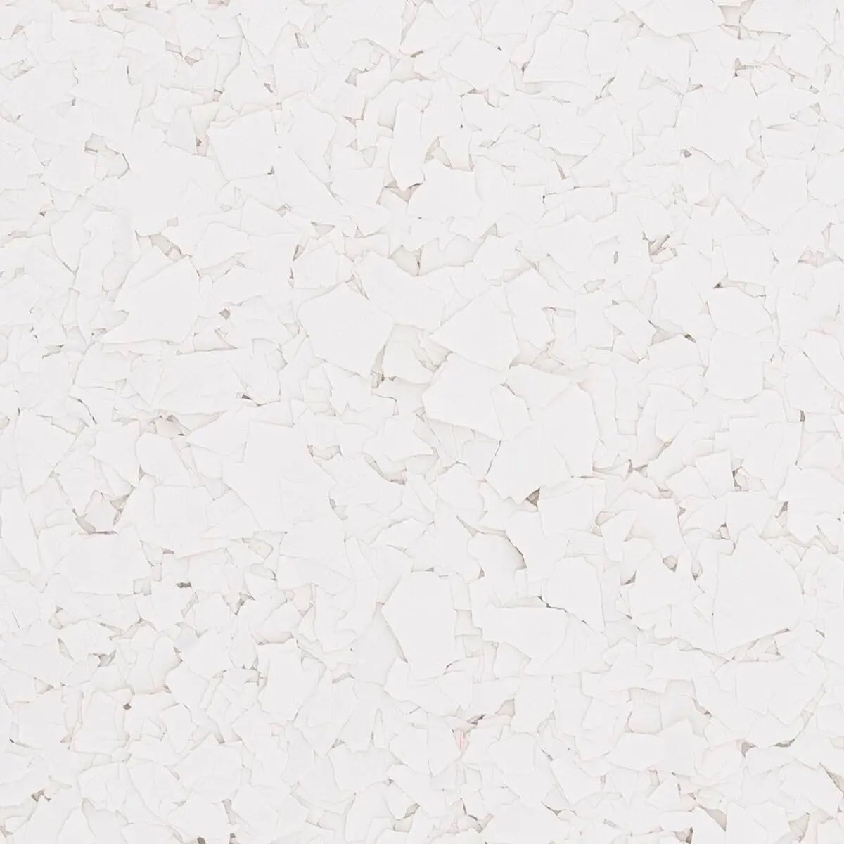 Epoxy Flakes 1/4" 5 Pounds Solid Colors Epoxy Floor Flakes for Decorative Floors and Crafts 1820 White Solid