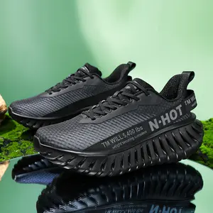 Bdhjydb Casual Geometric Fabric Running Sneakers for Men and Women, Lightweight, Breathable and Non-Slip with Thick Rebound Sole