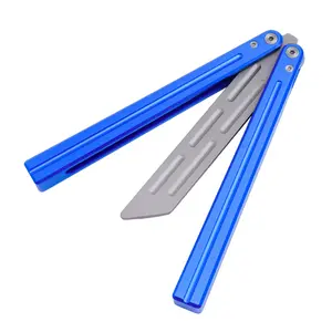 1pc Balisong Butterfly Trainer for Beginners, Non-Sharp Blades, Ideal for Knife Training, Safe Practice Tool, Perfect for Newbies