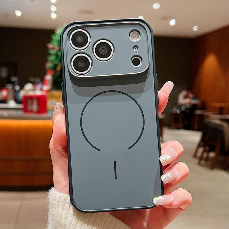 Premium Soft Touch iPhone Case with MagSafe & Camera Protector, Smooth Silicone Grip, Slim Shockproof Protection for iPhone 17 16 15 14 13 12 Pro Max Plus Air 16E 17E