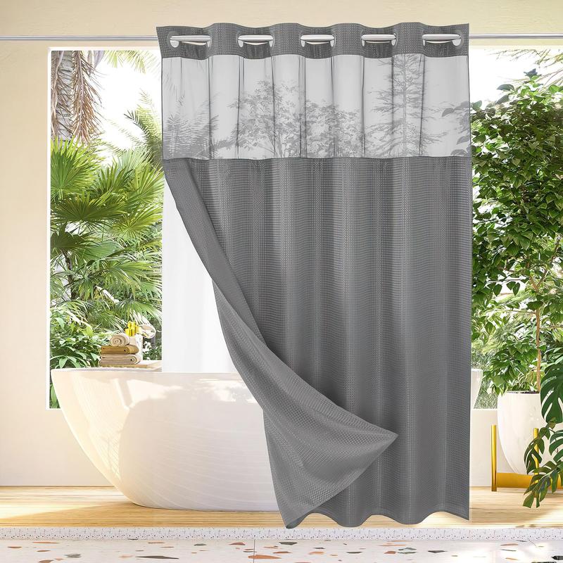 Waffle-Pattern Shower Curtain, Modern Waterproof Bathroom Curtain, Bathroom Accessory for Home, Hotel, Salon & Dormitory Decor #TOP PICKS Waffle-Pattern Shower Curtain, Modern Waterproof Bathroom Curtain, Bathroom Accessory for Home, Hotel, Salon & Dormitory Decor #TOP PICKS