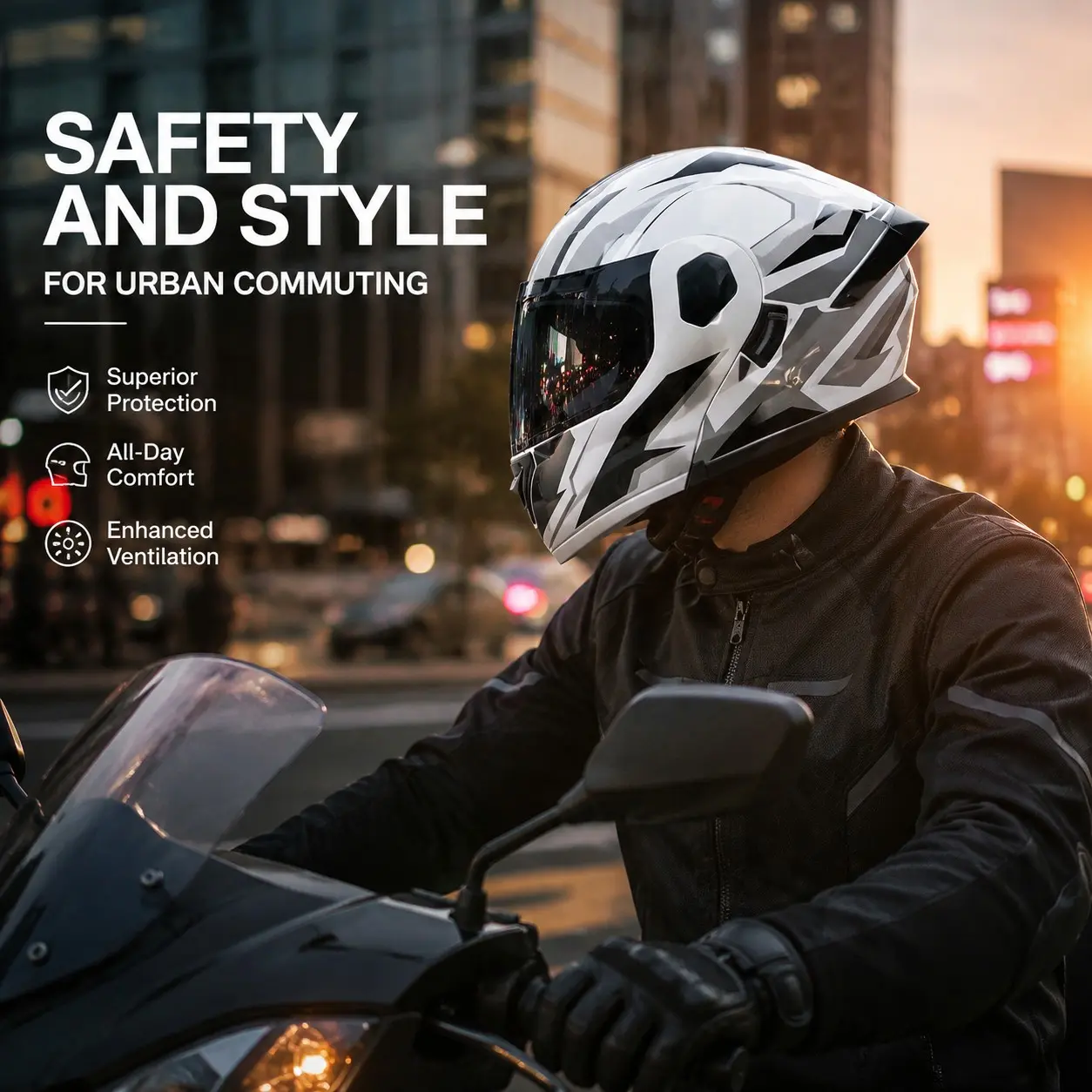 3C Dot Dual Certified Ad Flip Helmet, Unisex Electric Motorcycle Full Face Helmet, Breathable Safety Helmet for All Seasons, Motorcycle Riding Helmet