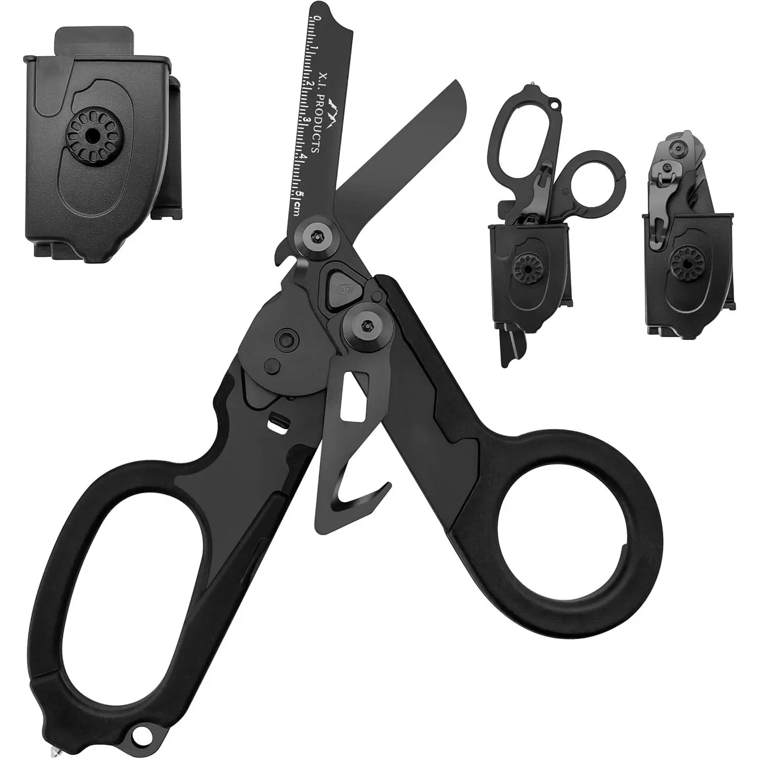 Multifunctional Foldable Trauma Shears With Holster Perfect For EMTs