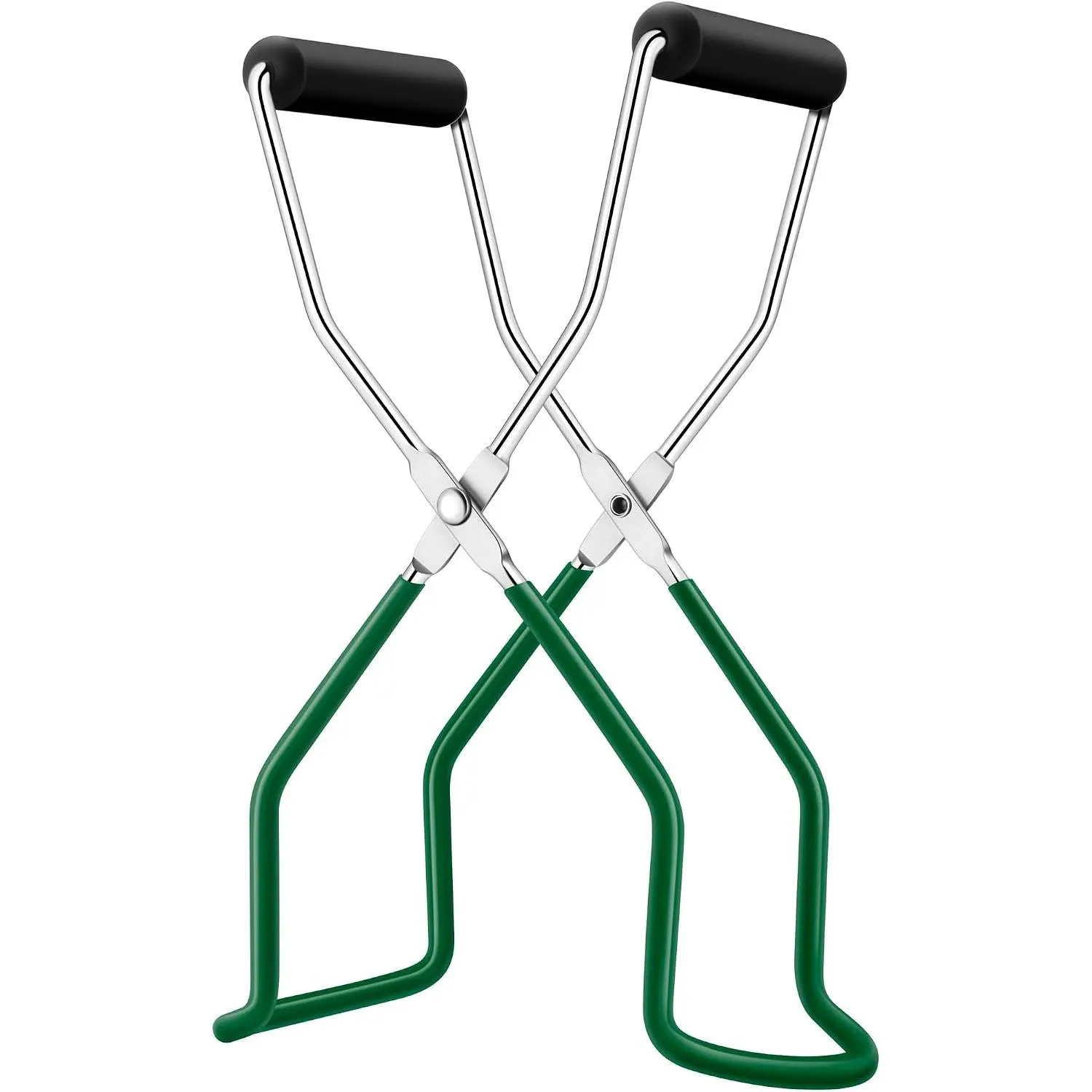 Canning Jar Lifter, Canning Tongs Jar Lifter, Canning Tools, Canning Supplies for  Kitchen, Stainless Steel, Green