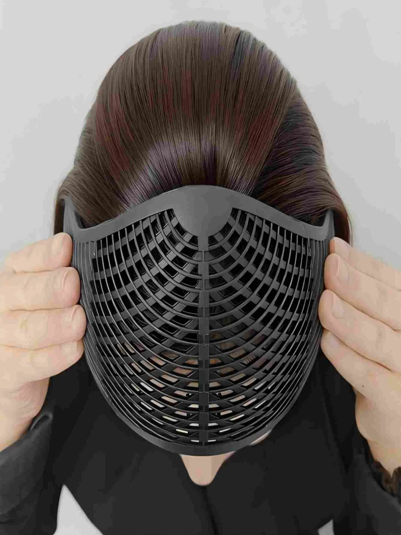 New Muslim Women's Headscarf Holder Hair Clip, Toothed Grip Rubber Matte Surface Anti-Slip Secure Hold Front Hair Accessory, 1 Piece