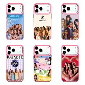Katseye Kpop Girl Group Phone Case, Cute K-Pop Group Photo Protective Cover,for iPhone 17 16 15 Pro Max 14 13 12 11 X Plus Air for Samsung S22 S23 S24 S25,Gift For Her Custom Smartphone