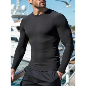 Manfinity VCAY 1pc Men's Raglan Sleeve Sports Beach Top, Vacation, Father's Day Gifts