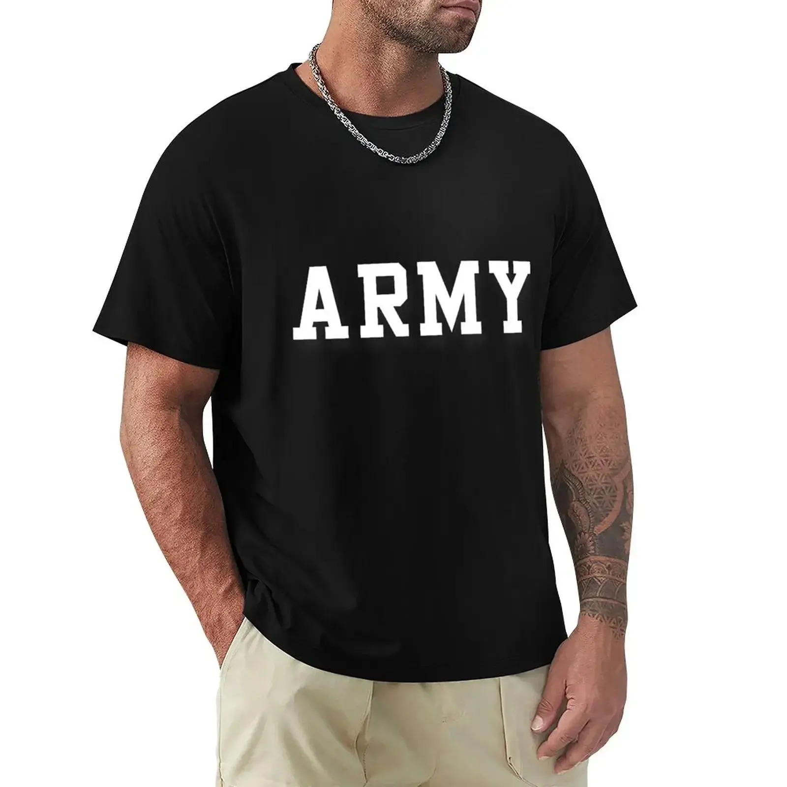 ARMY Cal Robertson Zero Day T-shirt Hippie Clothes Fun Men's Casual Versatile T-shirt Printed Patterngood graphic tees