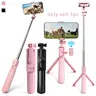 Extendable Phone Selfie Stick with Wireless Remote & 360° Rotating Tripod Stand, Portable, Adjustable, Compatible with iPhone, Samsung & Android Smartphones, Selfie Accessories
