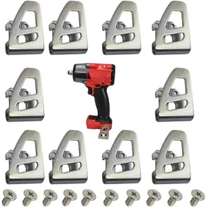 10-Pack 42-70-2653 Belt Clip/Hook Replacement for Impact Driver & Hammer Drill, Compatible with 2604-20 2604-22 2797-22 2804-20 2904-20 Fuel Tools, (10 Clips + 10 Screws)
