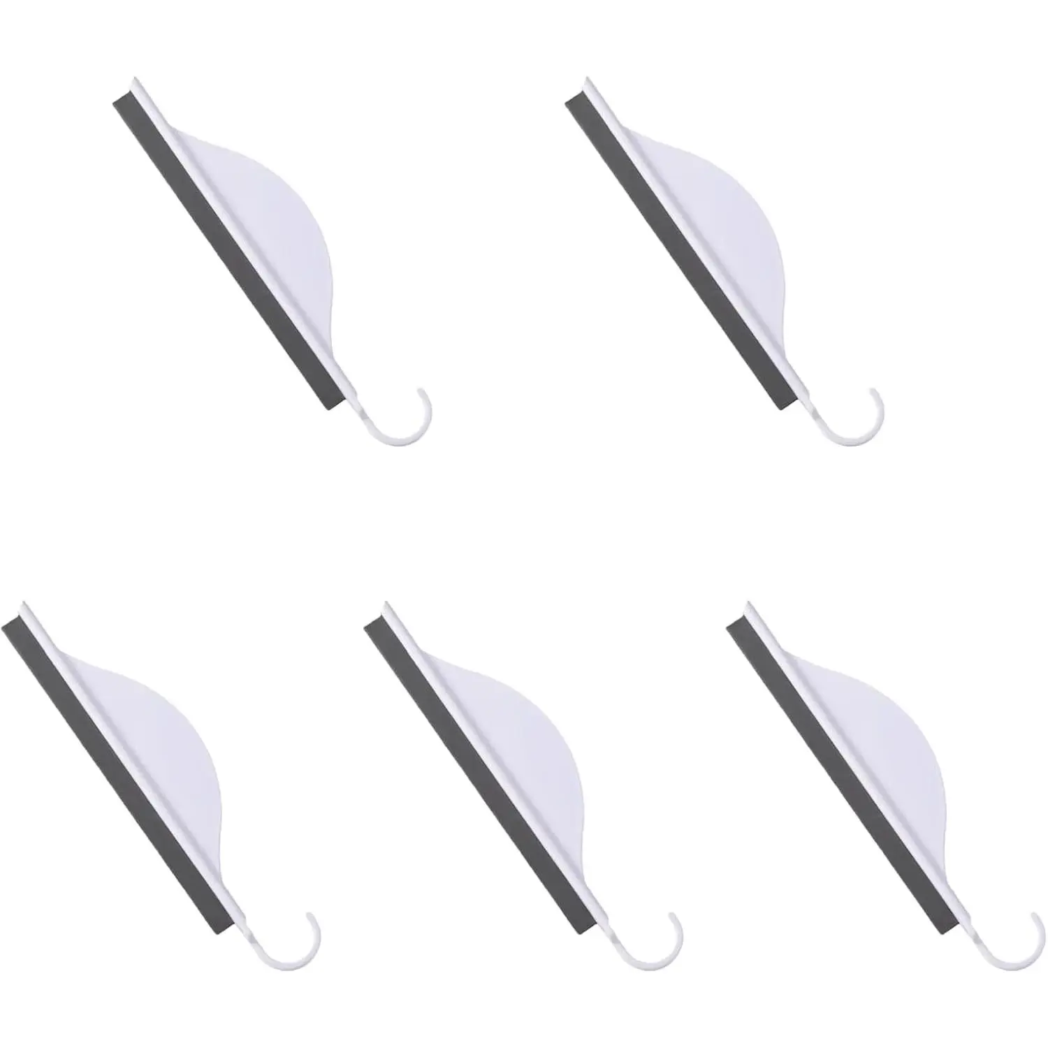 Kitchen Squeegee, 5 Pcs Shower Glass Cleaner Squeegee with Hook