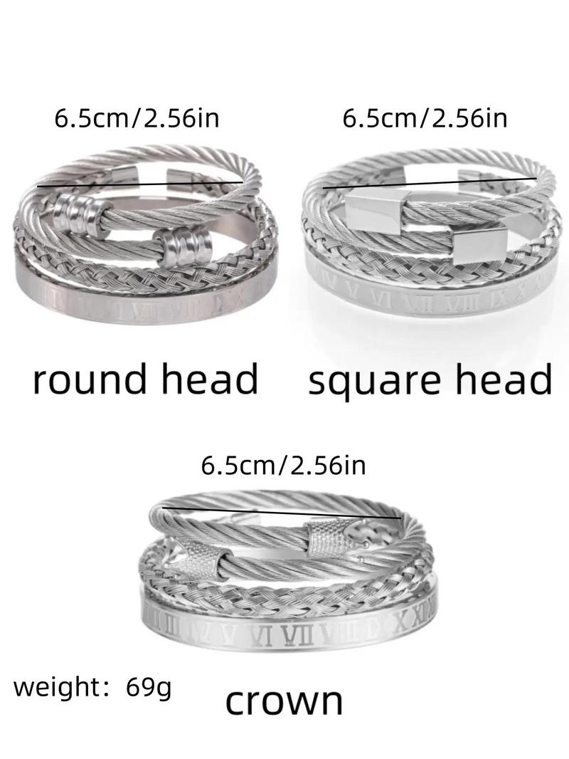 Fashionable Criss Cross Design Bangle for Women & Men, Couple Things, Stainless Steel Jewelry for Party, Daily Clothing Decor, Trendy All-match & Exquisite Jewelry for Birthday Gift, Trendy Stack Bangle