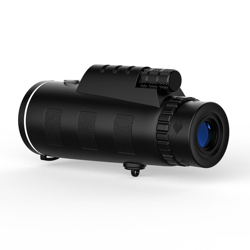 40x60 HD Monocular Telescope for Hunting and Camping, Outdoor Optical Zoom Scope, Waterproof Pocket Design, Smartphone Compatible Viewing Tool